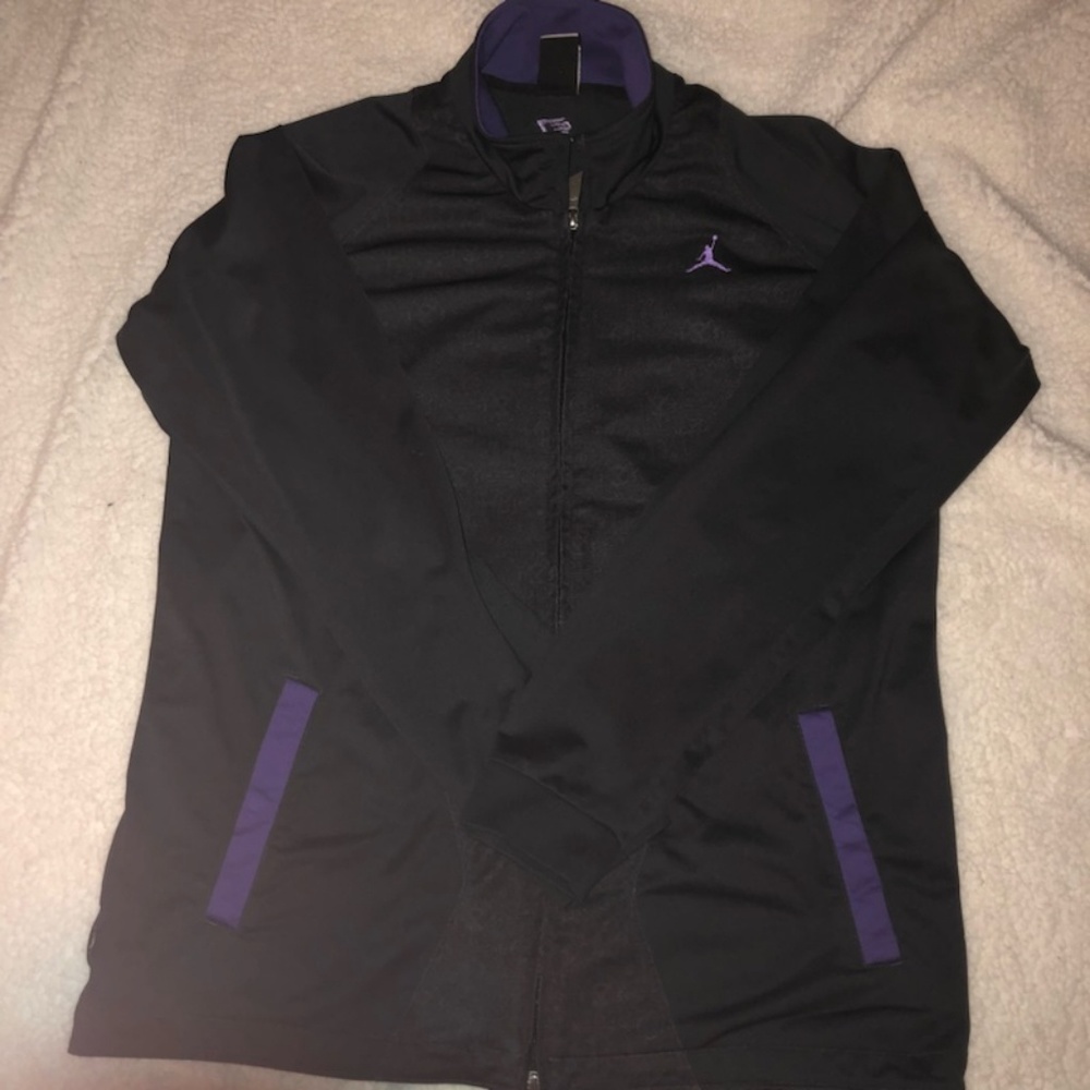 Purple Jordan light drifit jacket